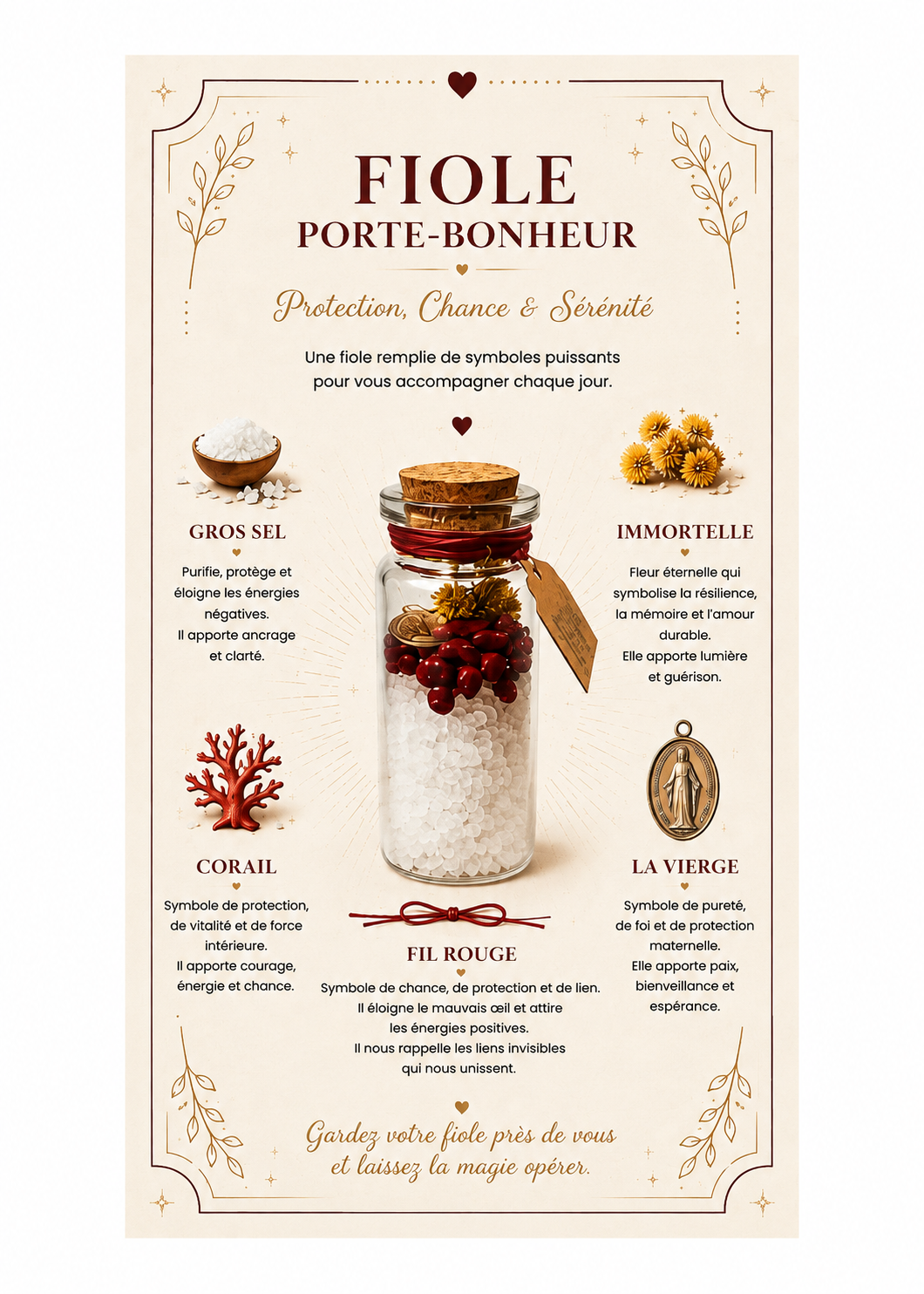 Fiole porte-bonheur