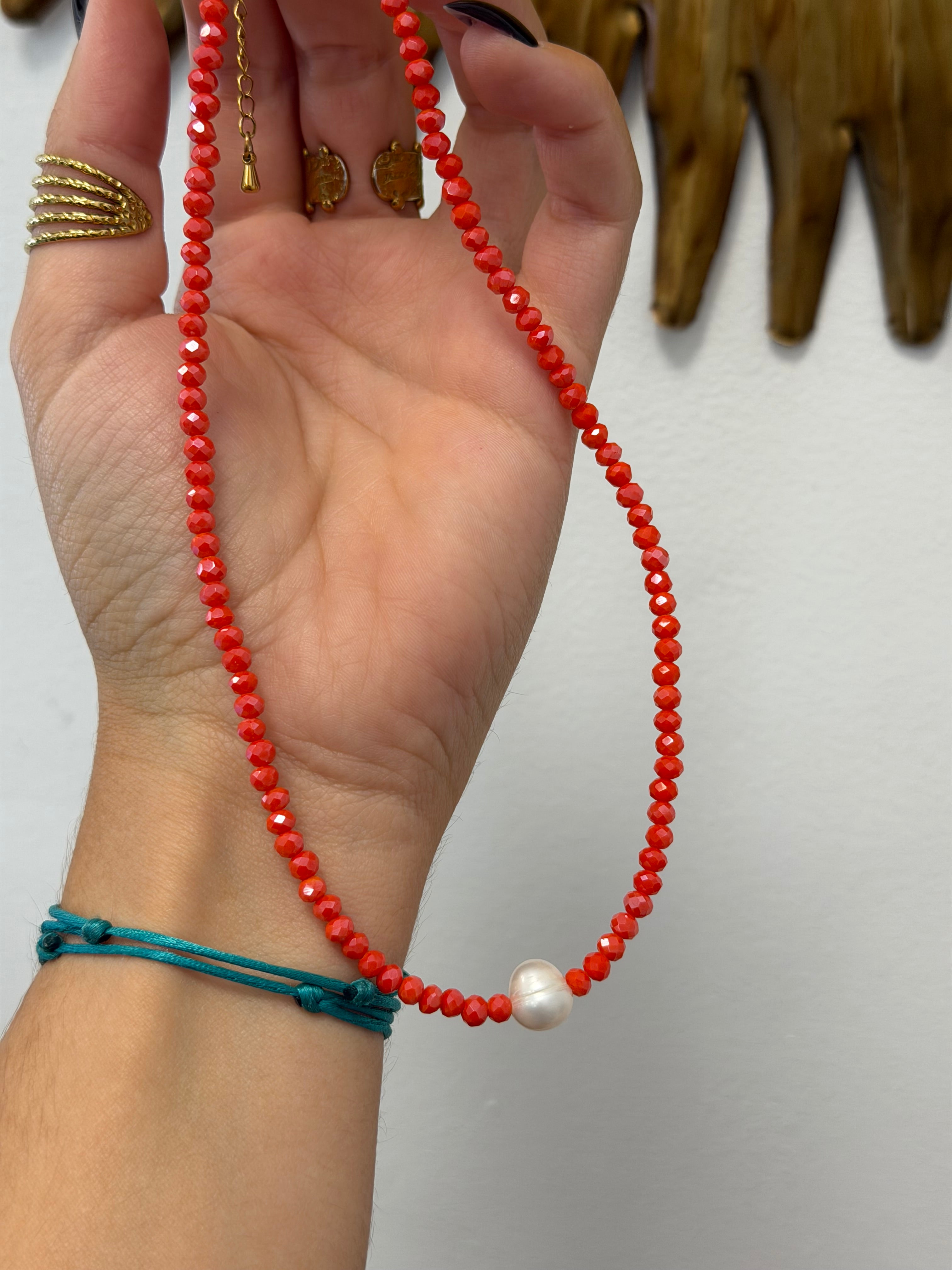 Collier orange