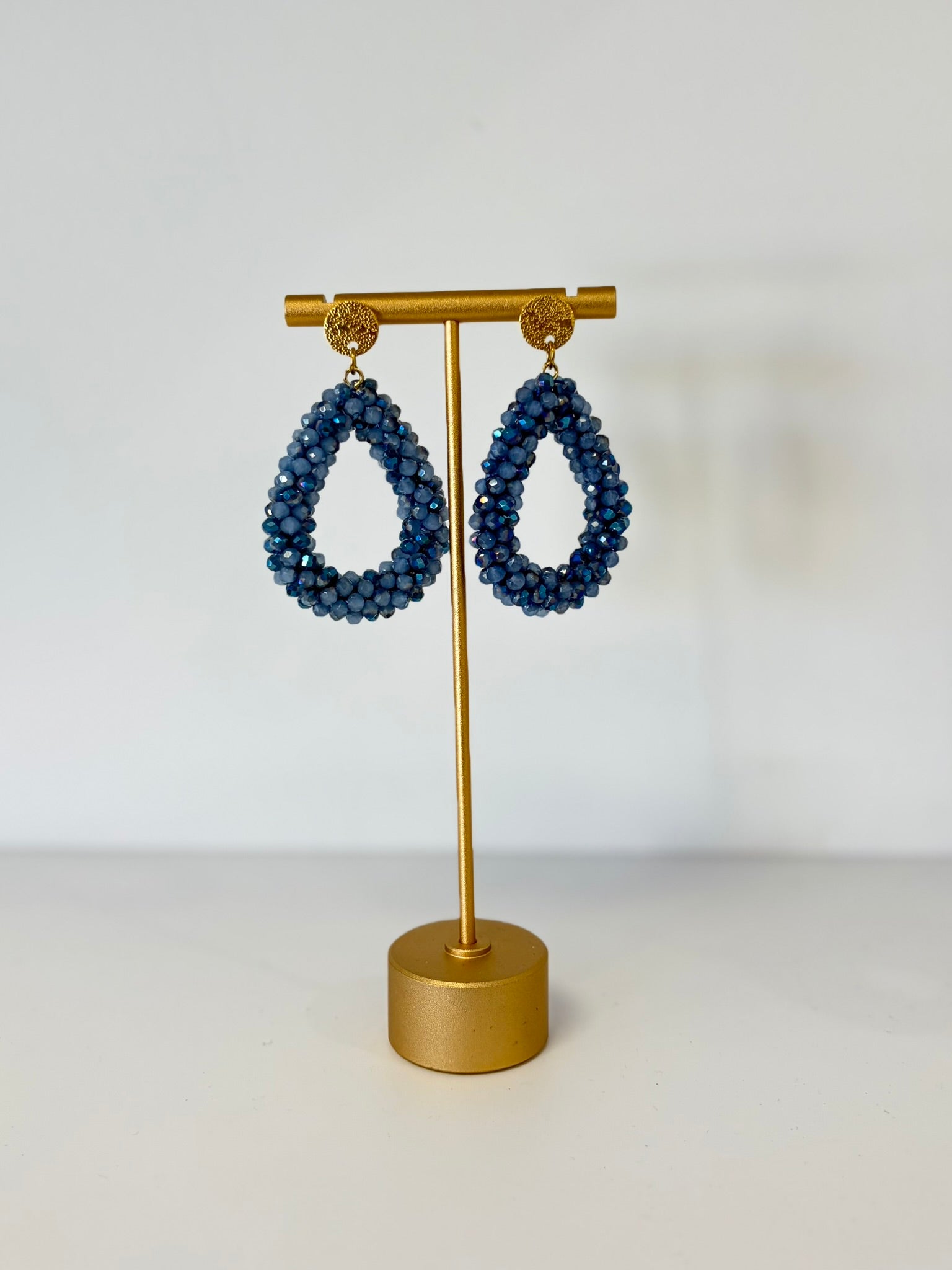 Boucles d'oreilles CHIARA Bleu marine